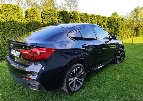 BMW X6 cena 205000 przebieg: 162000, rok produkcji 2017 z Karczew małe 326